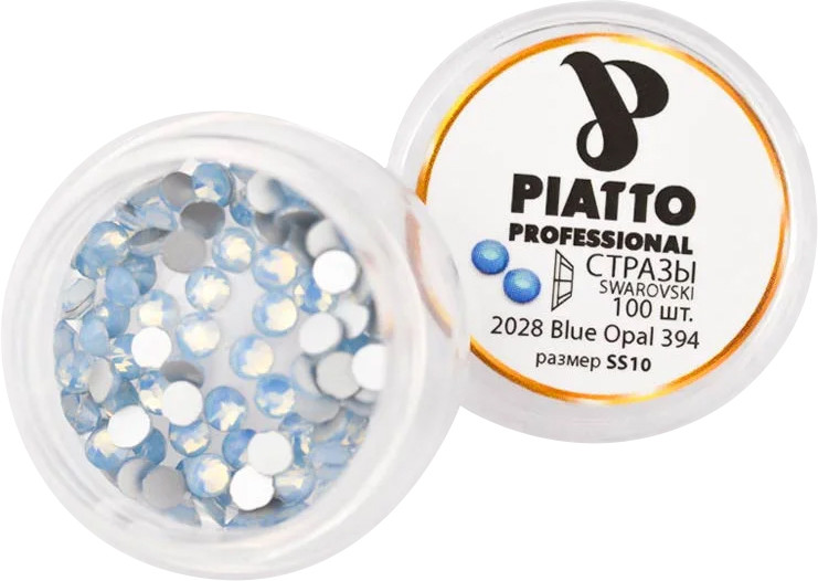 Стрази Сваровскі 2028 Blue Opal 394 (SS10) Piatto, 100 шт