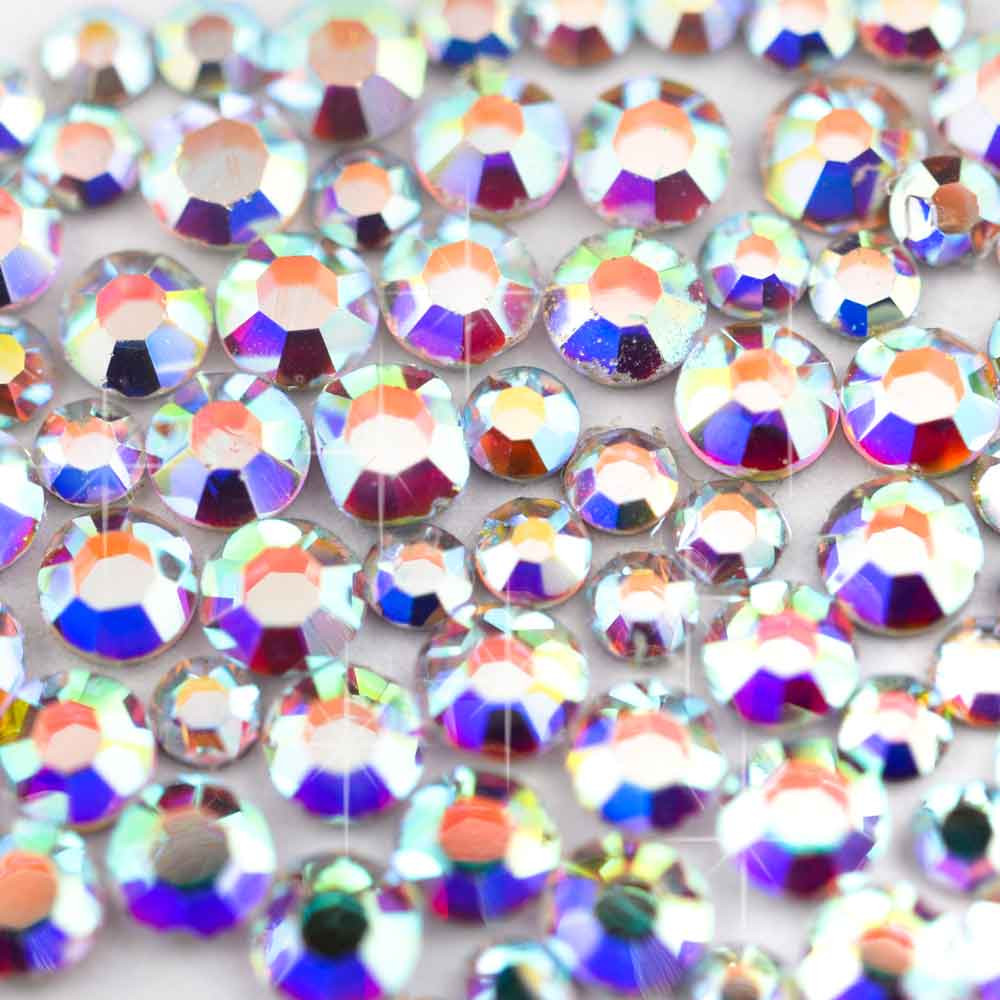 Стразы Glass 04 Mix Clear AB SS4/SS8 на beauty-prof.com Стразы Glass 04 Mix Clear AB SS4/SS8
