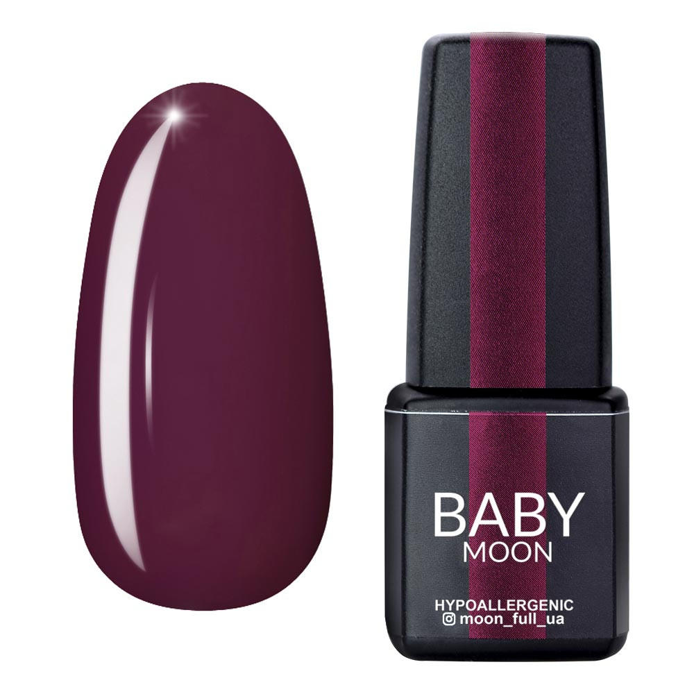 Гель-лак для ногтей Burgundy №04 Baby Moon, 6 мл