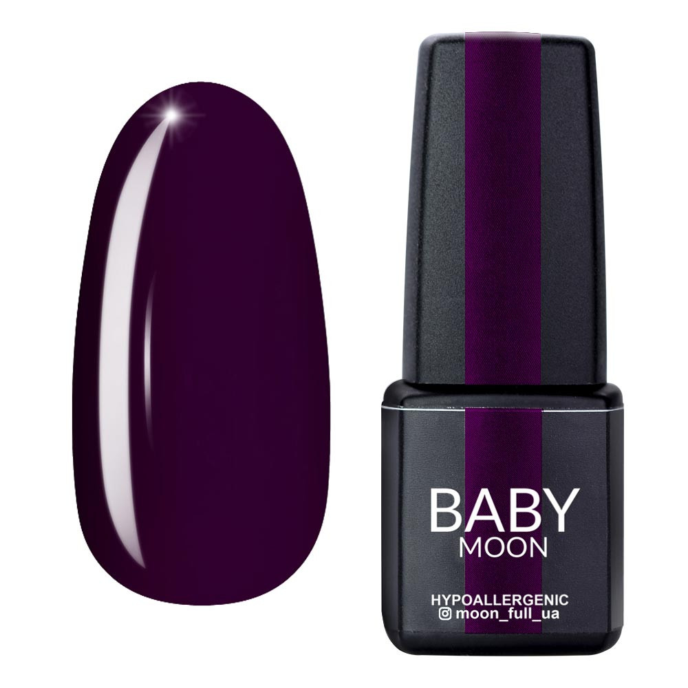 Гель-лак для ногтей Burgundy №11 Baby Moon, 6 мл