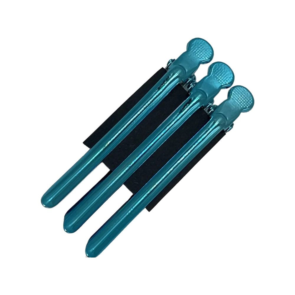 Затискач качки метал Salon Professional, 3 шт