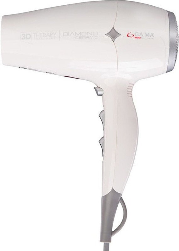Фен для волос GA.MA Diamond Ceramic Lonic White,2300W GH0302