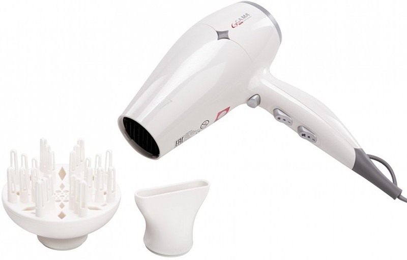 Фен для волос GA.MA Diamond Ceramic Lonic White,2300W GH0302 на beauty-prof.com Фото 3 Фен для волос GA.MA Diamond Ceramic Lonic White,2300W GH0302 Фото 3