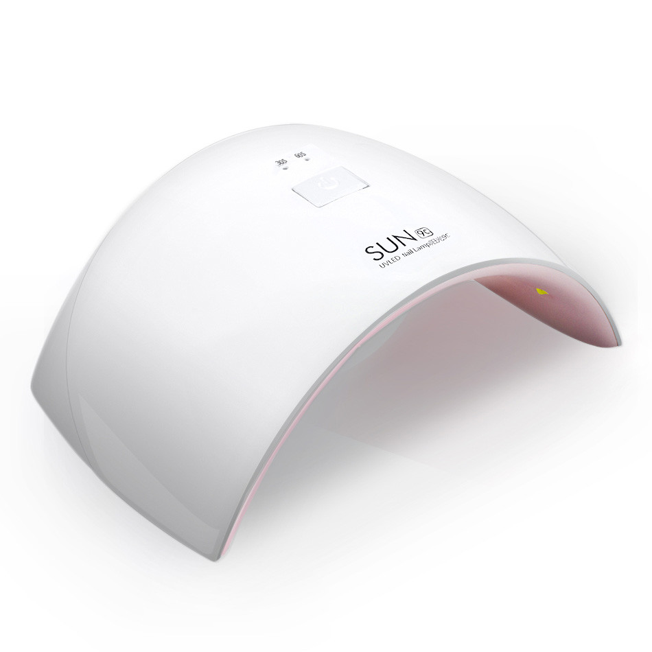 LED/UV Лампа SUN-9С plus (без дисплея) біла/рожева 36 Вт