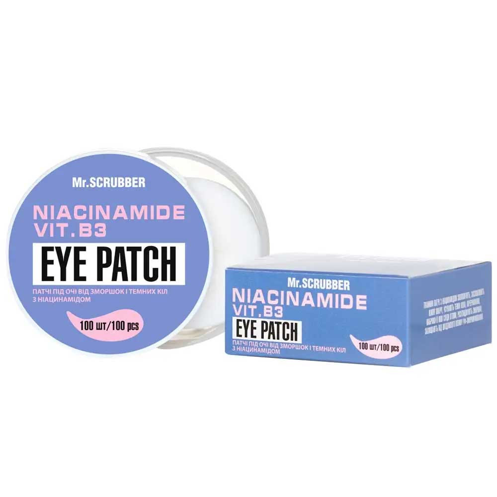 Патчи против морщин и тёмных кругов с ниацинамидом Niacinamide Eye Patch Mr.SCRUBBER, 100 шт на beauty-prof.com Фото 2 Патчи против морщин и тёмных кругов с ниацинамидом Niacinamide Eye Patch Mr.SCRUBBER, 100 шт Фото 2