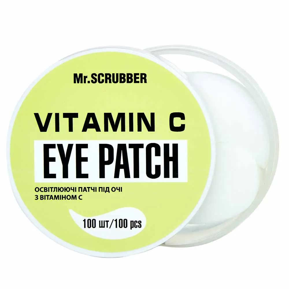 Освітлювальні патчі під очі з вітаміном С Vitamin C Eye Patch Mr.SCRUBBER, 100 шт