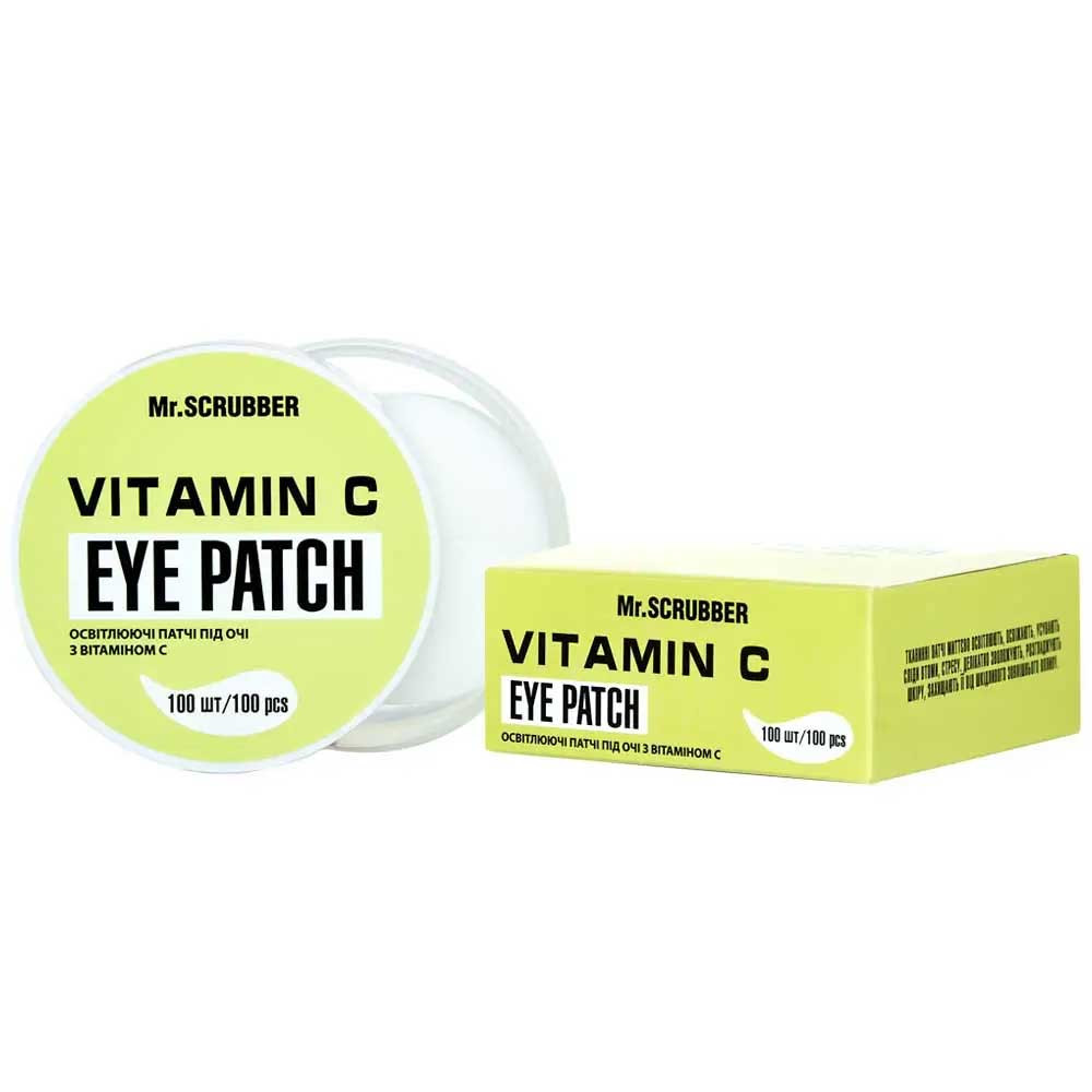 Освітлювальні патчі під очі з вітаміном С Vitamin C Eye Patch Mr.SCRUBBER, 100 шт на beauty-prof.com Фото 2 Освітлювальні патчі під очі з вітаміном С Vitamin C Eye Patch Mr.SCRUBBER, 100 шт Фото 2