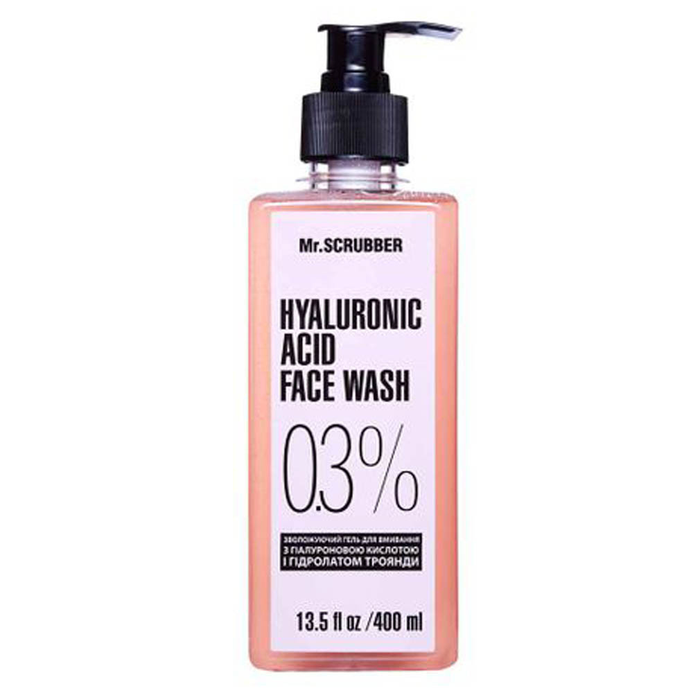 Гель для обличчя з гіалуроновою кислотою Hyaluronic Acid Face Wash Mr.Scrubber, 400 мл