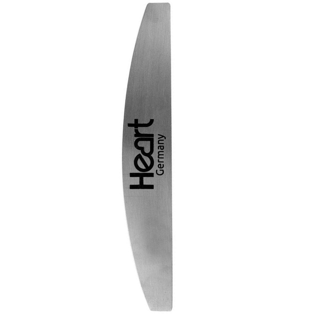 Пилка металева для нігтів основа півмісяць HEART Half Metal Steel