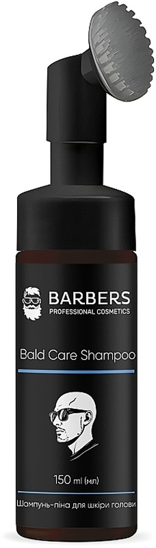 Шампунь-пена для кожи головы Bald Care Shampoo Barbers, 150 мл