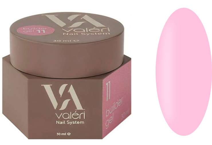 Гель для наращивания 11 Builder Gel VALERI, 30 мл