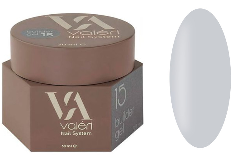 Гель для наращивания 15 Builder Gel VALERI, 30 мл