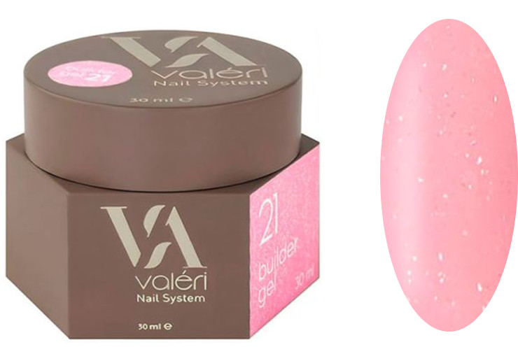 Гель для наращивания 21 Builder Gel VALERI, 30 мл