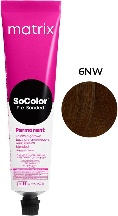 Крем-фарба для волосся PRE Bonded SOCOLOR.beauty тон 6NW, 90 мл Matrix