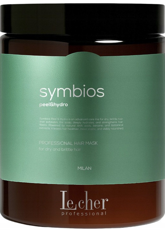 Маска для сухого та ламкого волосся Peel&Hydro Symbios NEW Le Cher, 1000 мл