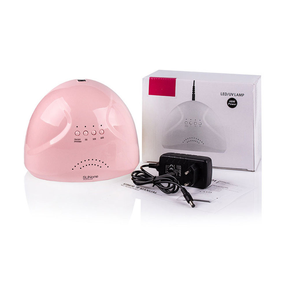 лампа для маникюра LED+UV Sun One Pastel Pink 48W  Фото 3 
