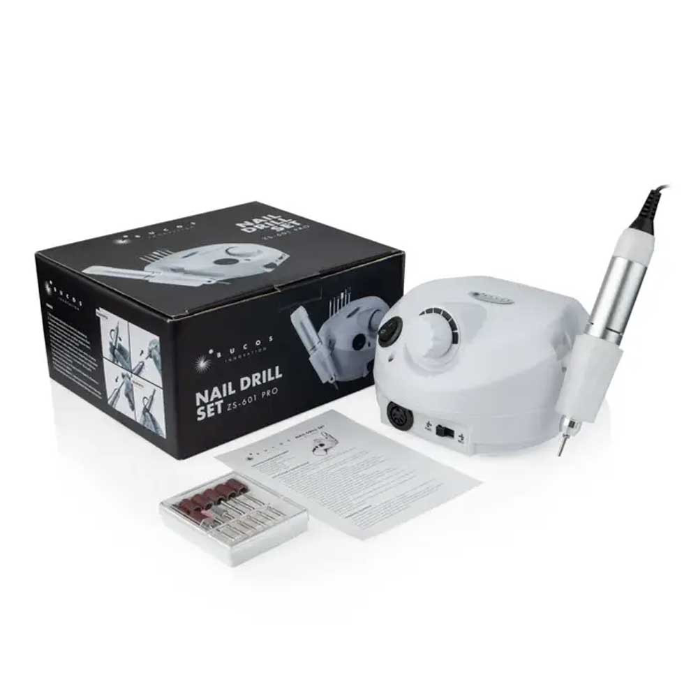 Фрезер для манікюру Bucos ZS-601 Pro White (35000/45W)  Фото 7 