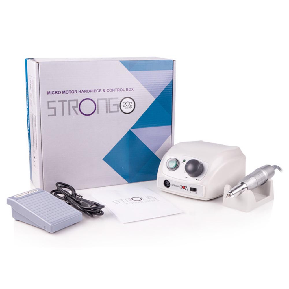 Фрезер Strong 207 65W/35000 об/хв., ручка 120II Silver  Фото 6 