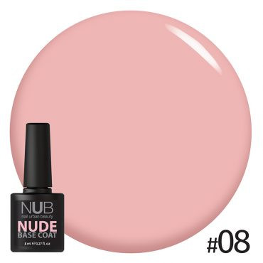 Каучукова основа під гель-лак NUDE Base Coat NUB 8ml # 08