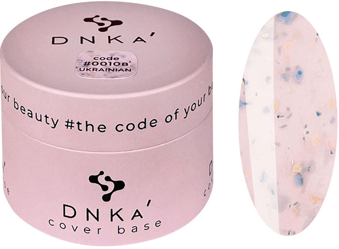 База для нігтів DNKa Cover Base, №0010B, 30 мл