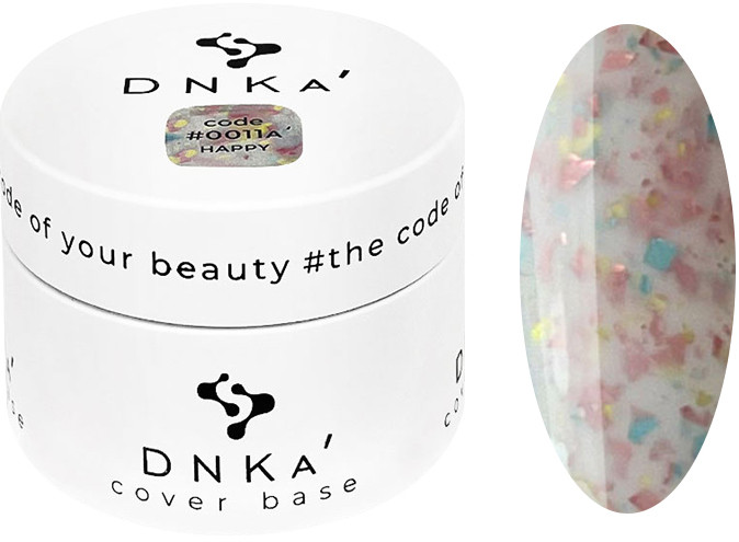 База для нігтів DNKa Cover Base, №0011A, 30 мл