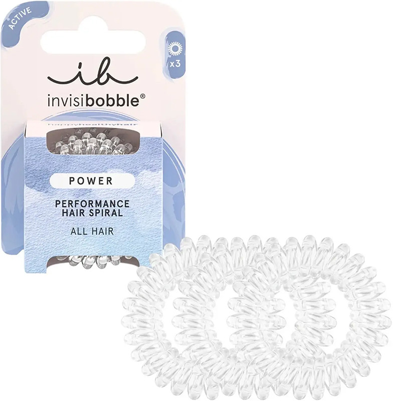 Резинка-браслет для волосся Power Crystal Clear Invisibobble на beauty-prof.com Резинка-браслет для волосся Power Crystal Clear Invisibobble