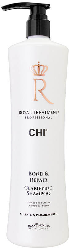 Шампунь зволожуючий для збереження кольору волосся Bond&Repair Royal Treatment CHI, 946 мл