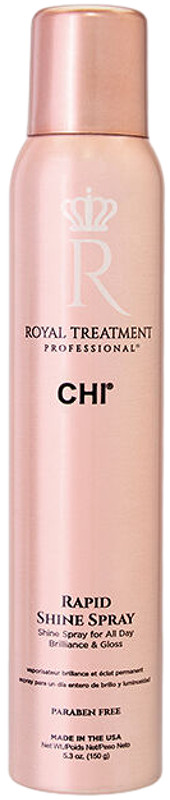 Спрей завершальний для блиску волосся Rapid Shine Royal Treatment CHI, 150 г