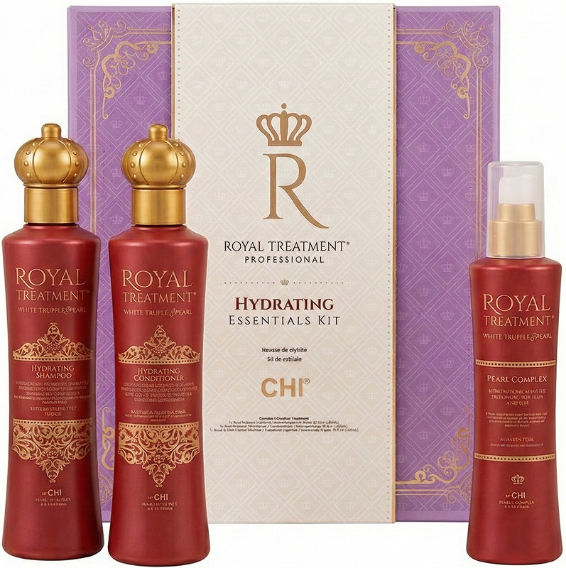 Набір для зволоження волосся Hydrating Royal Treatment CHI, (355 мл/355 мл/118 мл) на beauty-prof.com Фото 3 Набір для зволоження волосся Hydrating Royal Treatment CHI, (355 мл/355 мл/118 мл) Фото 3