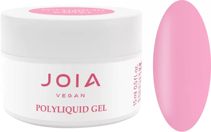 Рідкий гель для укріплення та моделювання PolyLiquid gel Ballet JOIA VEGAN, 15 мл