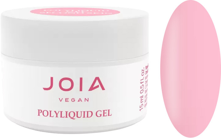 Рідкий гель для укріплення та моделювання PolyLiquid gel Second Skin JOIA VEGAN, 15 мл