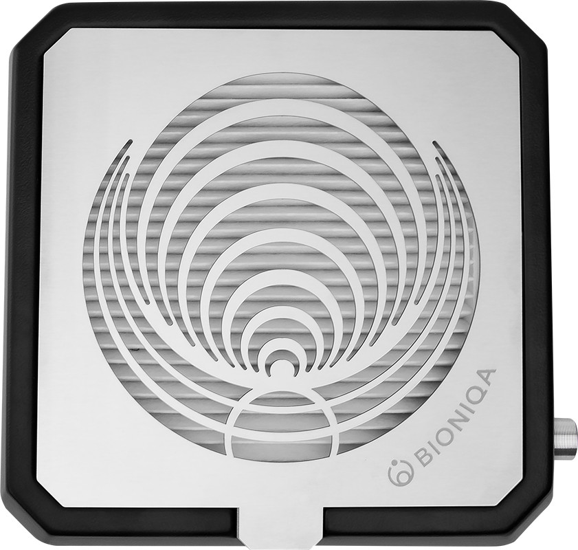 Настольная вытяжка для маникюра с фильтром HEPA Bioniqa Tabletop H V1 Black  Фото 3 