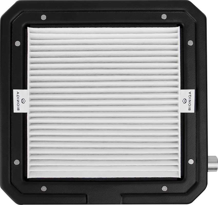 Настольная вытяжка для маникюра с фильтром HEPA Bioniqa Tabletop H V1 Black  Фото 4 