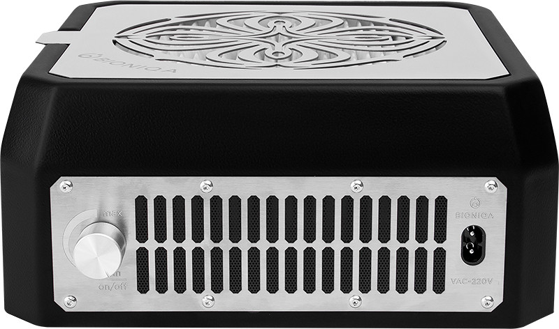 Настольная вытяжка для маникюра с фильтром HEPA Bioniqa Tabletop H V2 Black  Фото 2 