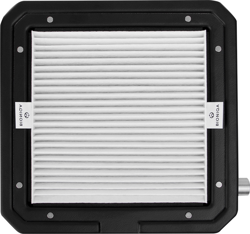 Настольная вытяжка для маникюра с фильтром HEPA Bioniqa Tabletop H V2 Black  Фото 4 