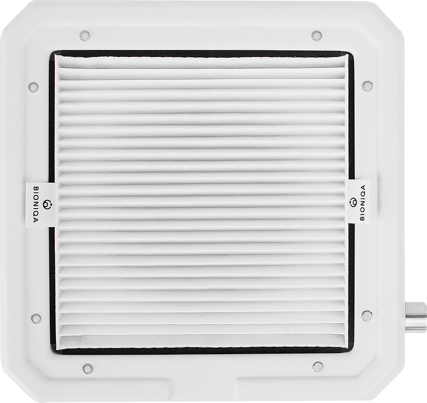 Настольная вытяжка для маникюра с фильтром HEPA Bioniqa Tabletop H V4 White  Фото 4 