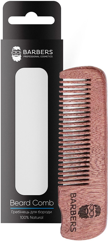 Расческа для бороды и усов Barbers Beard Comb  Фото 2 
