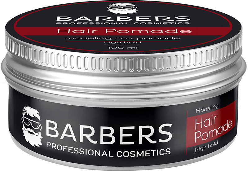 Помада для волосся Barbers Modeling Hair Pomade High Hold, 100 мл 