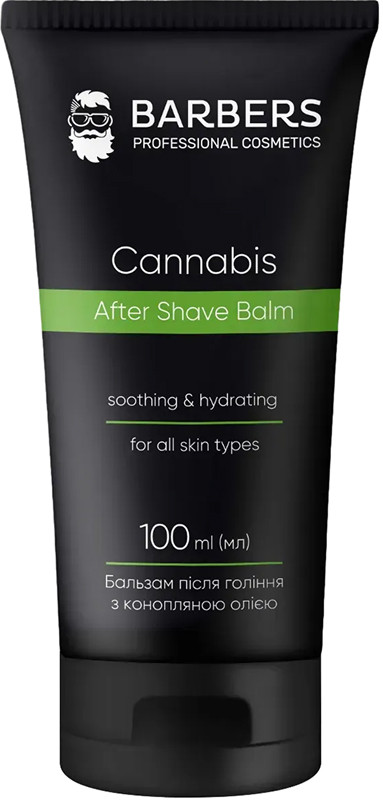 Бальзам после бритья с конопляным маслом Barbers Cannabis, 100 мл на beauty-prof.com Фото 2 Бальзам после бритья с конопляным маслом Barbers Cannabis, 100 мл Фото 2