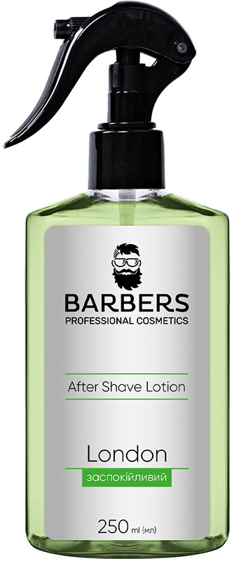 Заспокійливий лосьйон після гоління Barbers London, 250 мл