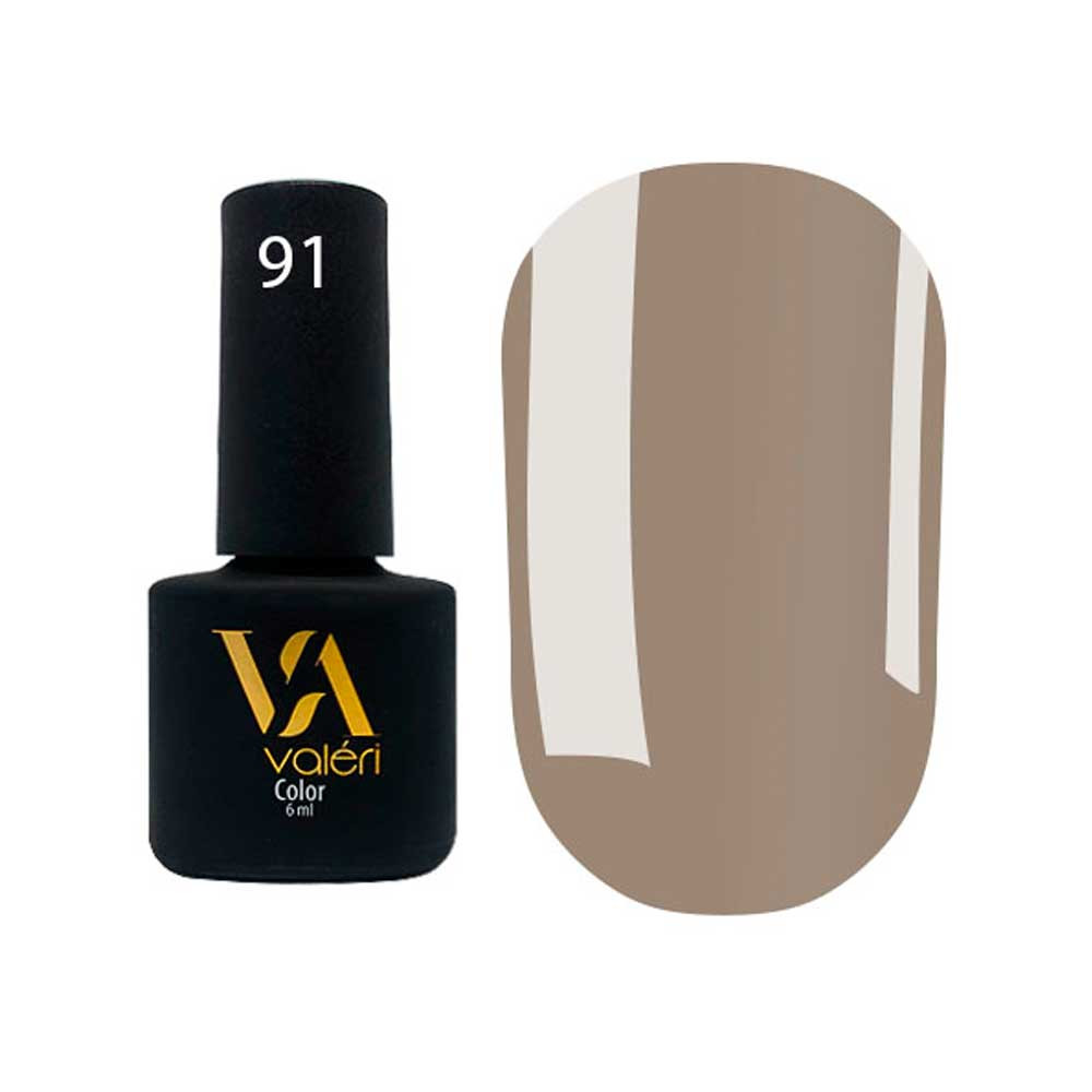 Гель-лак для нігтів Color №91 Valeri, 6 мл