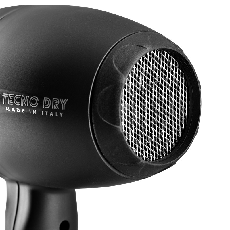 Фен професійний для волосся чорний Malice Ionic, 2500W Tecnodry  Фото 5 
