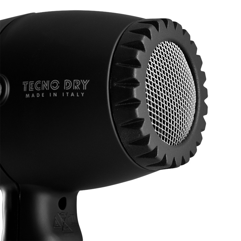 Фен професійний для волосся чорний En green, 2200W Tecnodry  Фото 5 