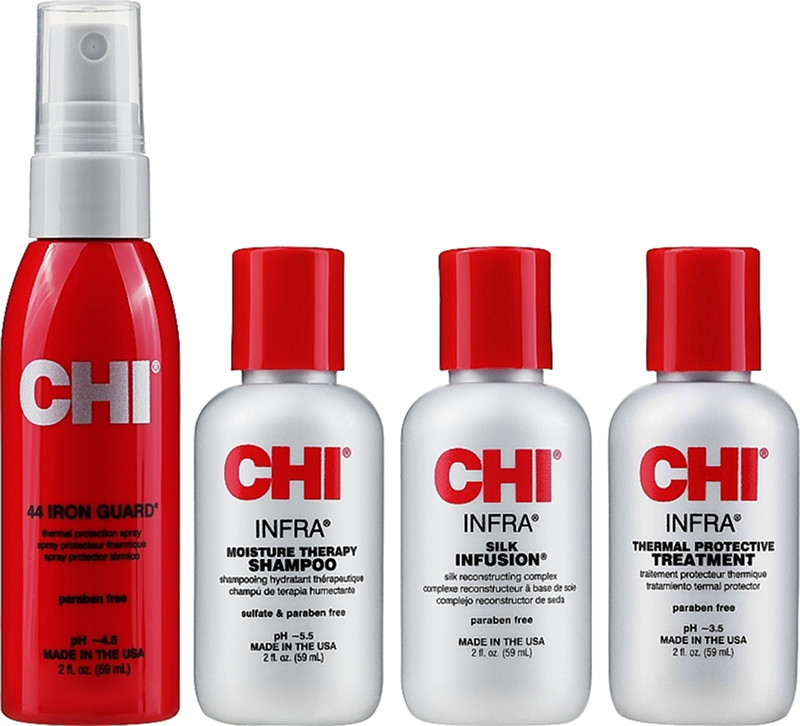 Набор для ухода за волосами The Essentials Travel CHI, (59 мл/59 мл/59 мл/59 мл) на beauty-prof.com Фото 2 Набор для ухода за волосами The Essentials Travel CHI, (59 мл/59 мл/59 мл/59 мл) Фото 2