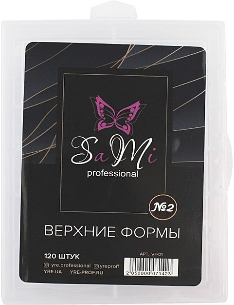 Тіпси верхні форми трубочка SaMi №2 120 шт 