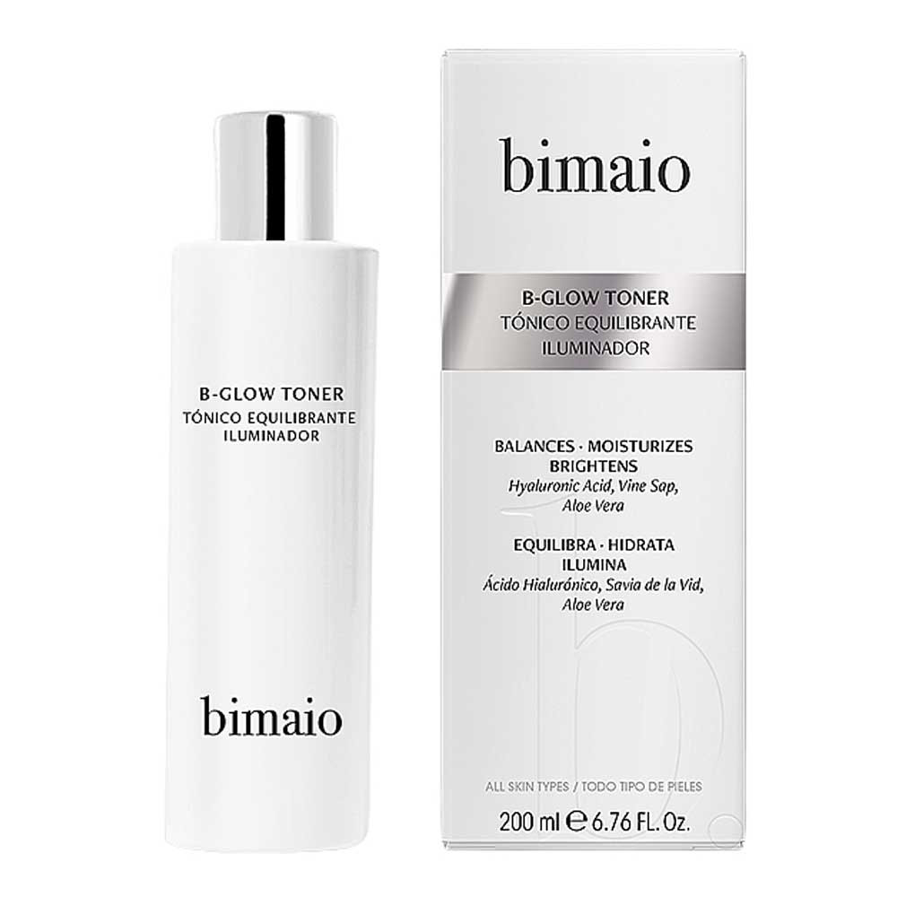 Тонік для обличчя балансуючий B-Glow Toner Bimaio, що світиться, 200 мл