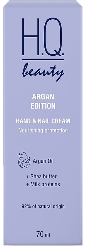 Крем для рук и ногтей Питание и Защита Argan Edition H.Q.Beauty, 70 мл  Фото 3 