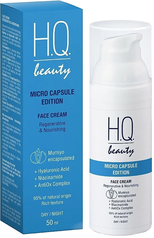 Крем для лица Регенерация и Питание Micro Capsule Edition H.Q.Beauty, 50 мл на beauty-prof.com Фото 2 Крем для лица Регенерация и Питание Micro Capsule Edition H.Q.Beauty, 50 мл Фото 2
