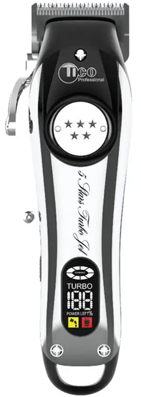 Машинка для стрижки 5-STARS Turbo Jet Silver TICO