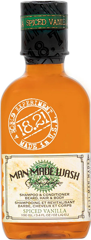 Шампунь, гель для душу і кондиціонер 3-в-1 Spiced Vanilla 18.21 Man Made, 100 мл
